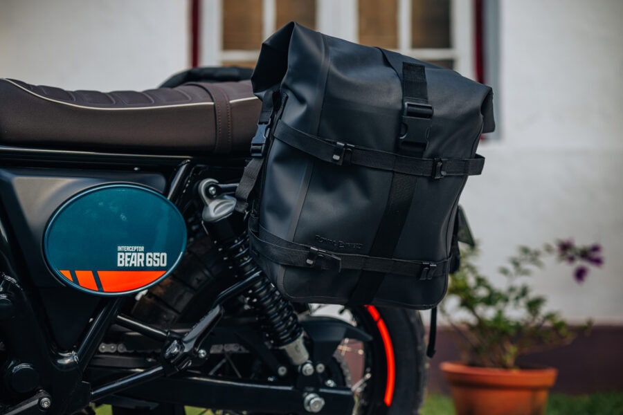 ROYAL ENFIELD ADVENTURE SOFT PANNIERS - BLACK