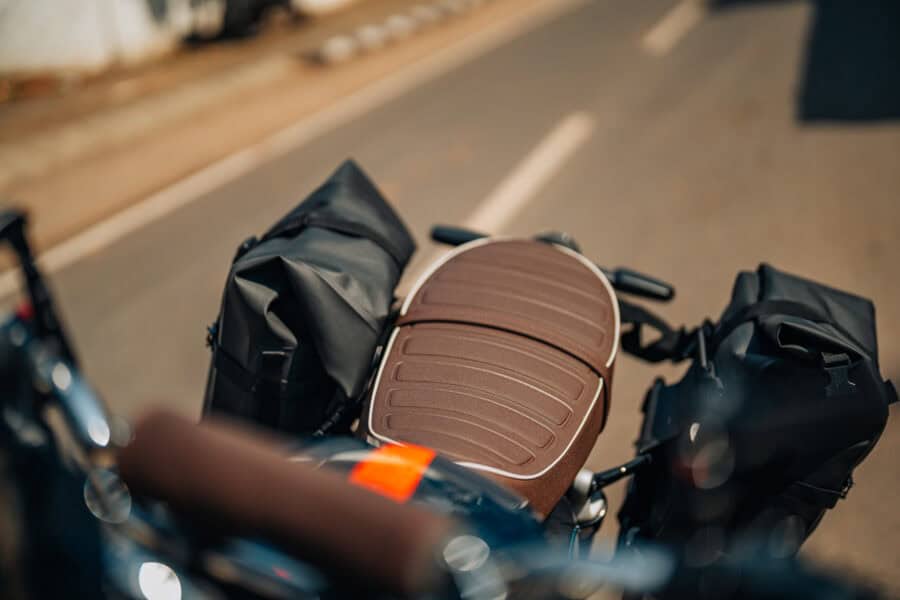 ROYAL ENFIELD ADVENTURE SOFT PANNIERS - BLACK