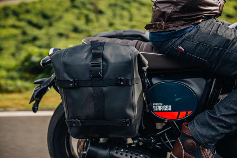 ROYAL ENFIELD ADVENTURE SOFT PANNIERS - BLACK