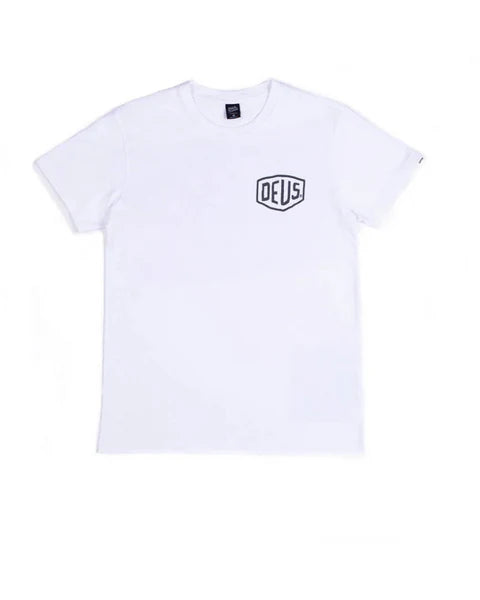 DEUS BIARRITZ ADDRESS TEE - WHITE