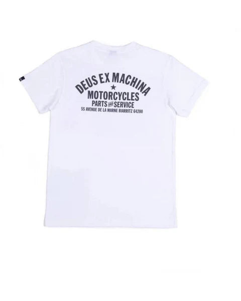 DEUS BIARRITZ ADDRESS TEE - WHITE