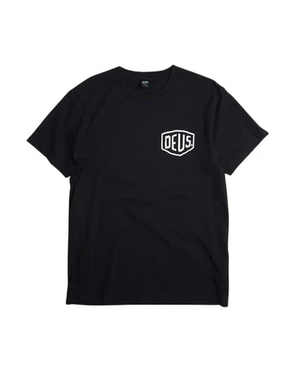 DEUS BIARRITZ ADDRESS TEE - BLACK