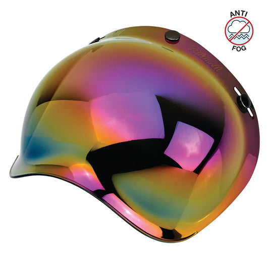 BILTWELL BUBBLE SHIELD (ANTI-FOG) - RAINBOW