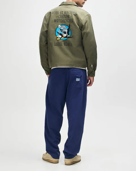 DEUS FUGAZI SOUVENIR JACKET - PINE GREEN