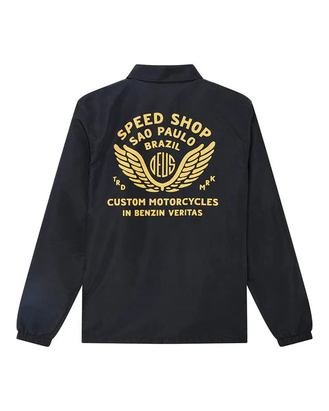 DEUS MUNIFICENCE NYLON COACH - BLACK