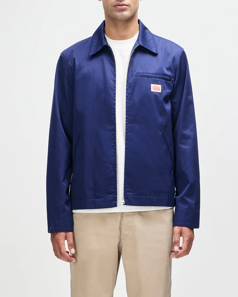 DEUS SERVICE WORK JACKET - FRENCH BLUE