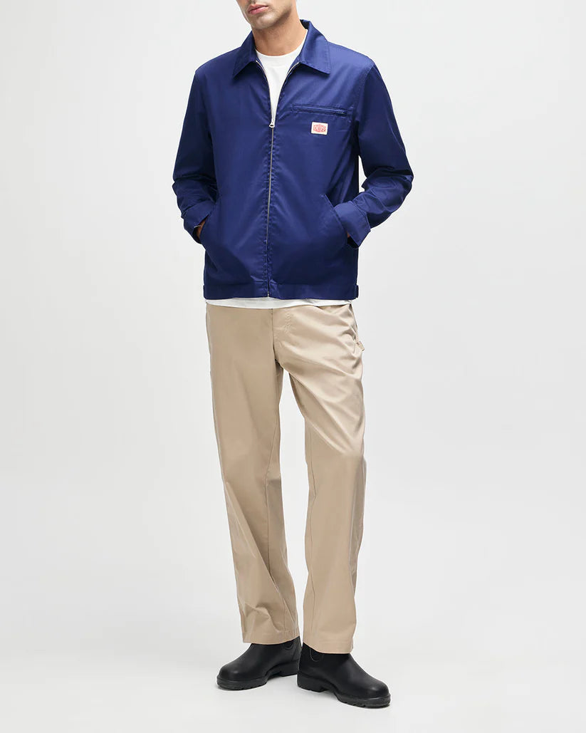 DEUS SERVICE WORK JACKET - FRENCH BLUE