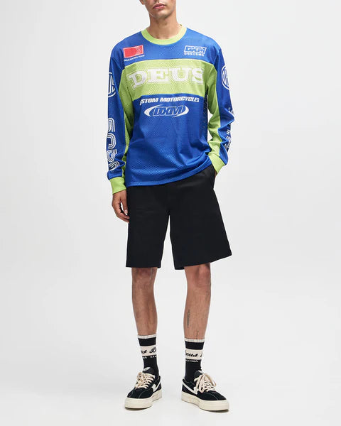 GOD THREEPEAT MOTO JERSEY - BLACK