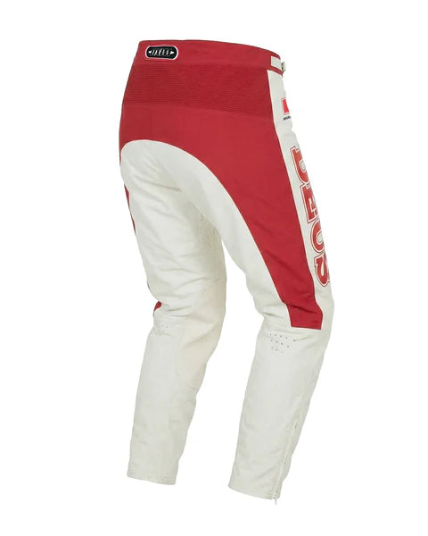 DEUS MX PANT - WHITE/RED