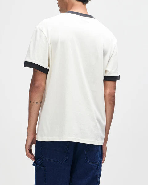 DEUS ARROWS RINGER TEE - PRISTINE WHITE