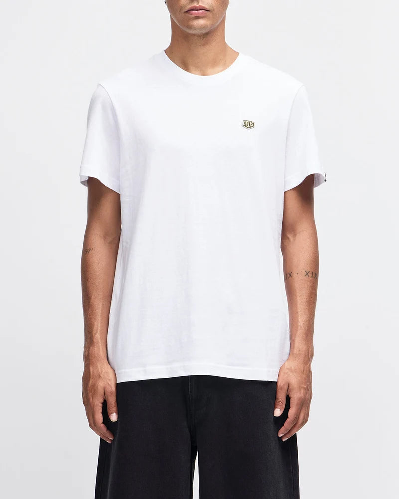 DEUS SHIELD STANDARD TEE - WHITE