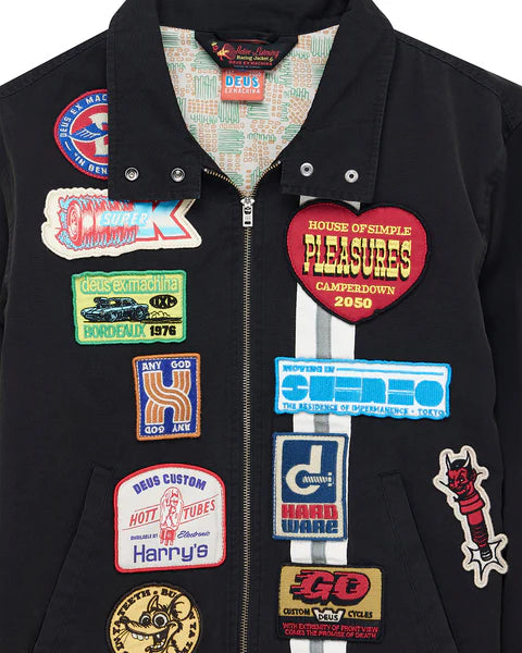 DEUS IN RAINFORESTS JACKET - ANTHRACITE