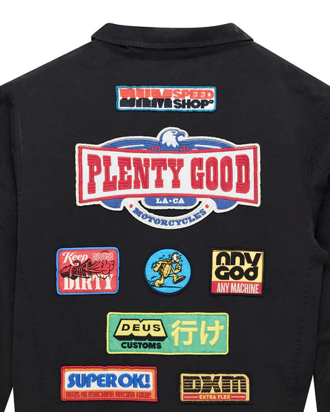 DEUS IN RAINFORESTS JACKET - ANTHRACITE