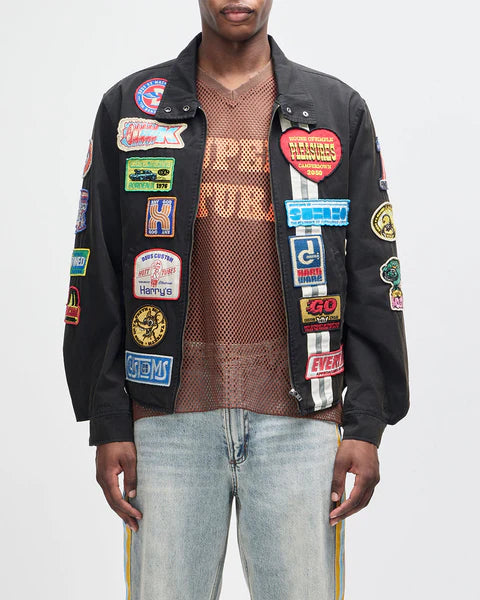 DEUS IN RAINFORESTS JACKET - ANTHRACITE