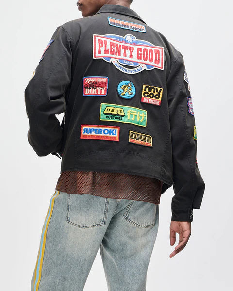 DEUS IN RAINFORESTS JACKET - ANTHRACITE