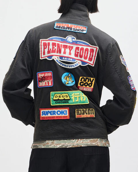 DEUS IN RAINFORESTS JACKET - ANTHRACITE