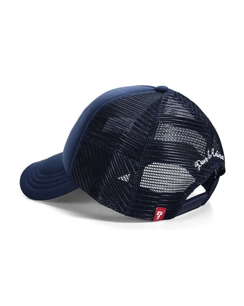 DEUS BAYLANDS TRUCKER CAP - MECHANIC BLUE