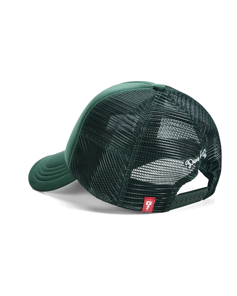 DEUS BAYLANDS TRUCKER CAP - RACING GREEN