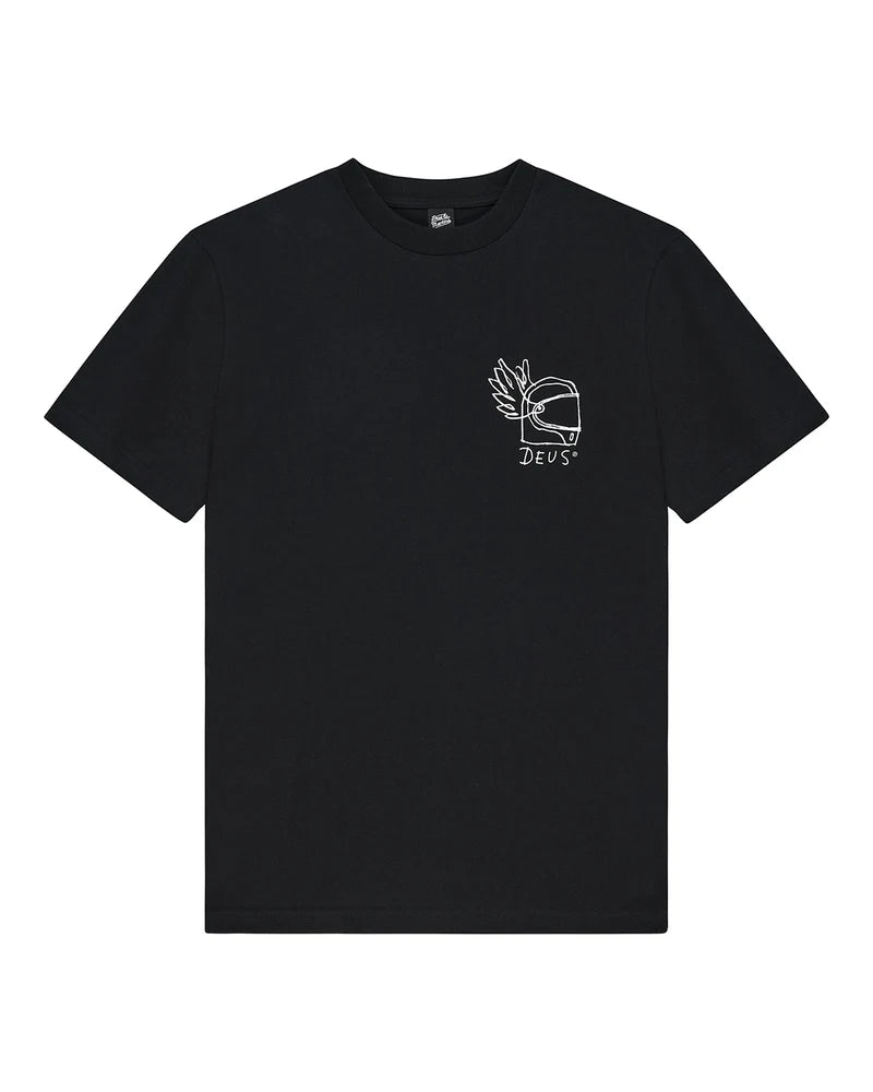 DEUS HARAJUKU HEMET TEE - BLACK