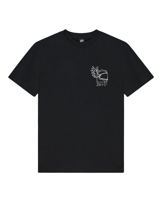 DEUS HARAJUKU HEMET TEE - BLACK