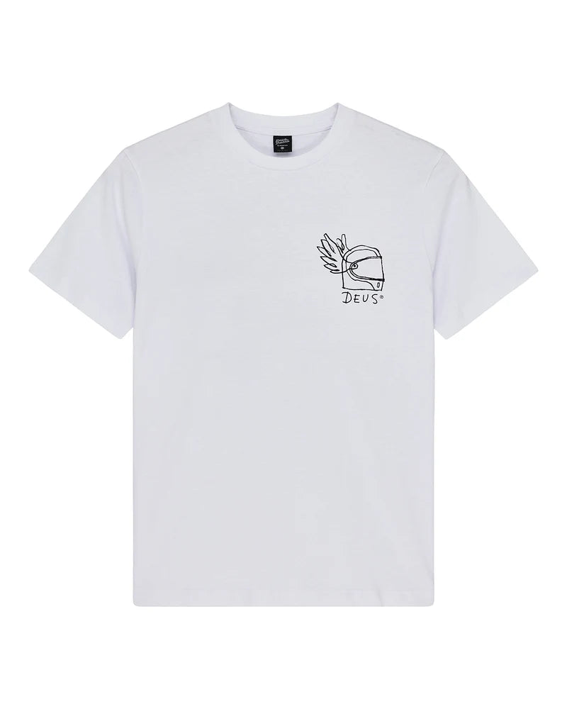 DEUS HARAJUKU HEMET TEE - WHITE