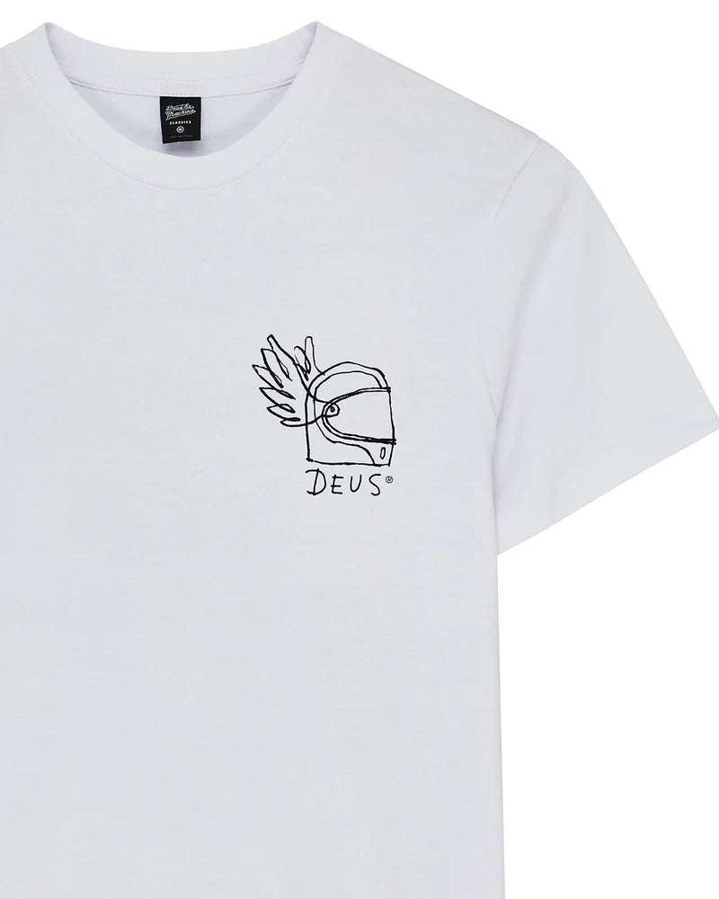 DEUS HARAJUKU HEMET TEE - WHITE