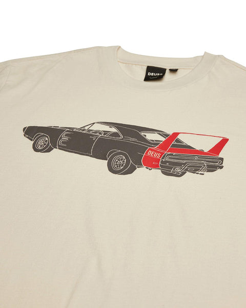 DEUS CHARGER TEE - VINTAGE WHITE