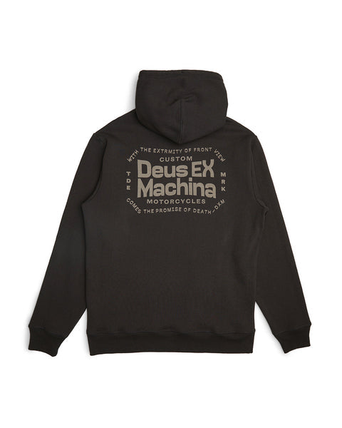 DEUS EXTREMITY HOODIE - ANTHRACITE