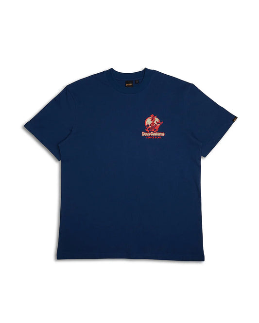 DEUS GAUCHO TEE - MECHANIC BLUE
