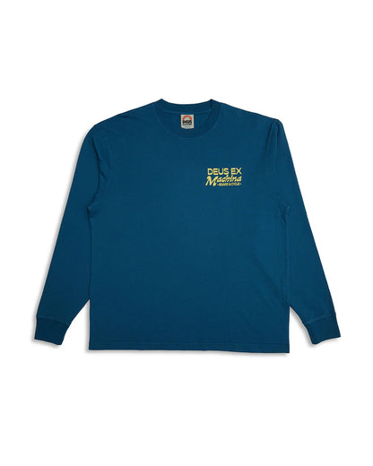 DEUS LAST RESORT LS TEE - MOROCCAN BLUE