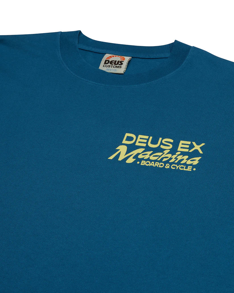 DEUS LAST RESORT LS TEE - MOROCCAN BLUE