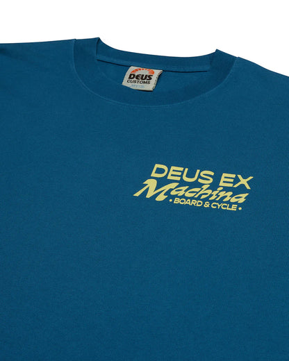 DEUS LAST RESORT LS TEE - MOROCCAN BLUE