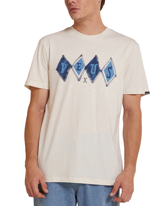 DEUS FULL HOUSE TEE - VINTAGE WHITE