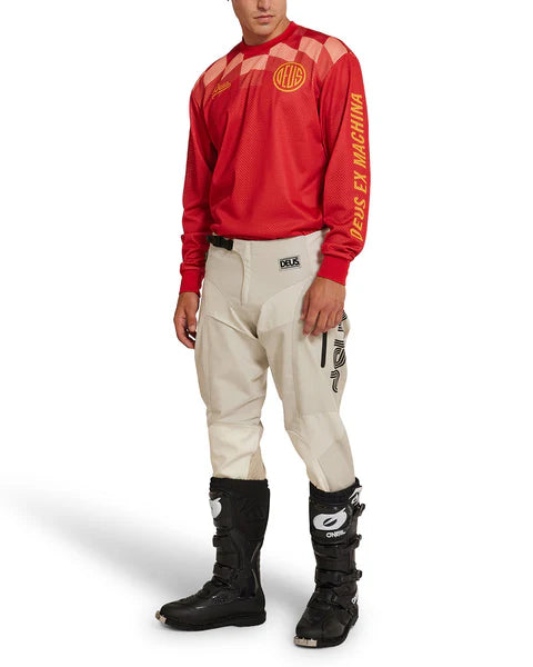 DEUS MOTO OFF ROAD PANT - DIRTY WHITE