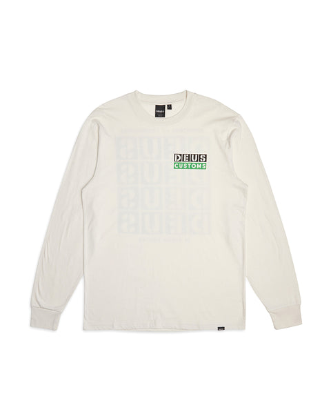 DEUS TICTAC LS TEE - VINTAGE WHITE