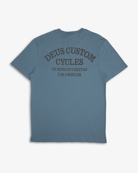 DEUS CLUTCH TEE - SMOKE BLUE