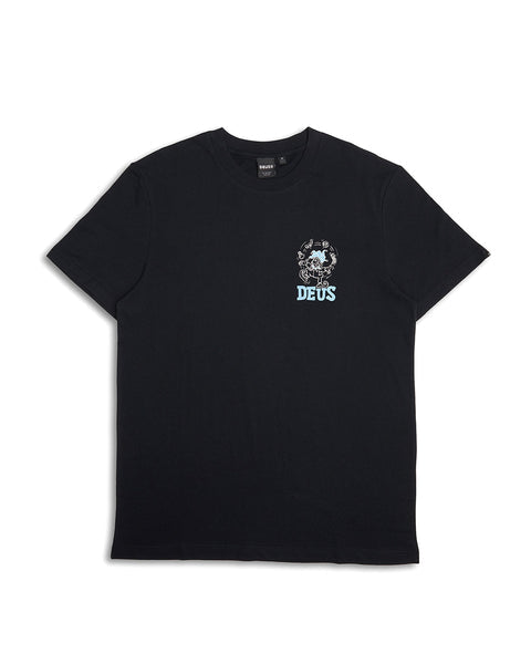 DEUS NEW REDLINE TEE - BLACK