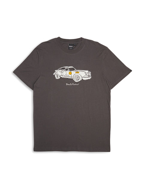 DEUS RALLY TEE - ANTHRACITE