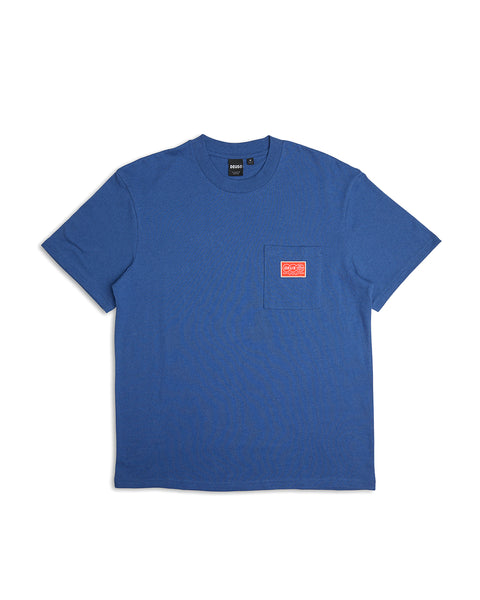 DEUS VENTURE POCKET TEE - DUSTY BLUE