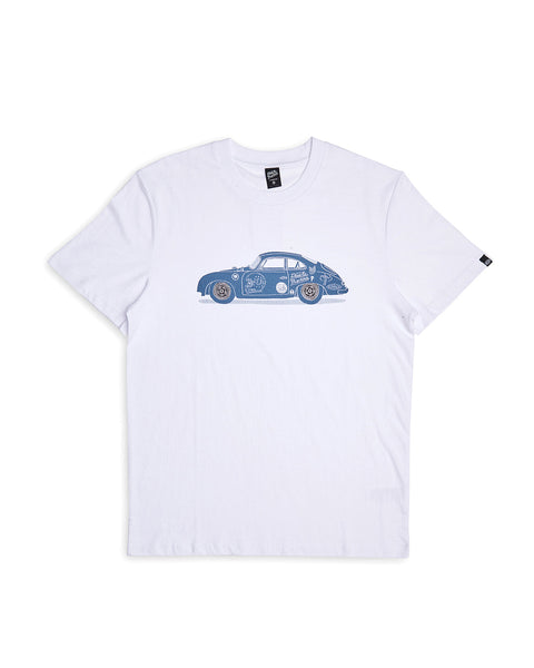 GOD 356 PORSCHE TEE - WHITE