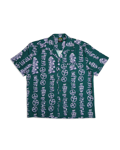 DEUS EFFIGY SHIRT - DEEP GREEN