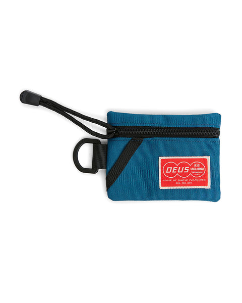 DEUS SKELTER COIN POUCH - DUSTY BLUE