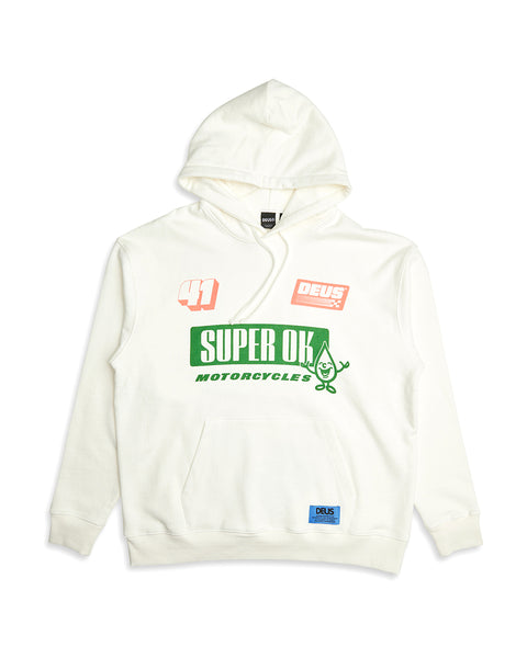 DEUS ASTON HOODIE TRUE - WHITE