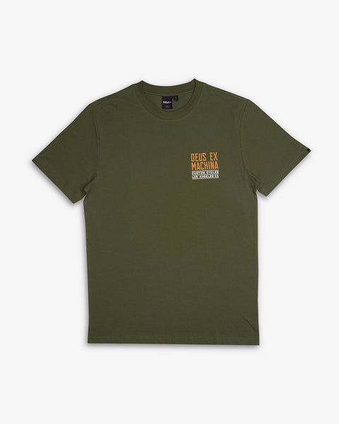GOD BEAM TEE - LODEN GREEN