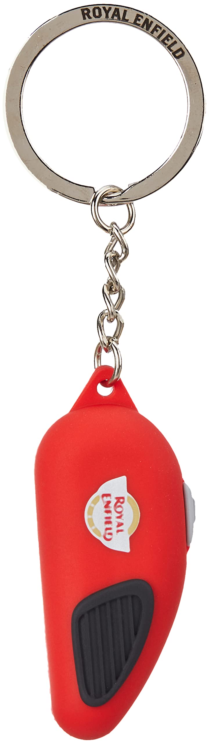 ROYAL ENFIELD CHROME VARIANT TANK KEYCHAIN - CHROME RED