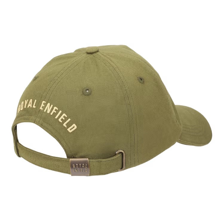 ROYAL ENFIELD EMBROIDERY EMBLEM CAP - OLIVE