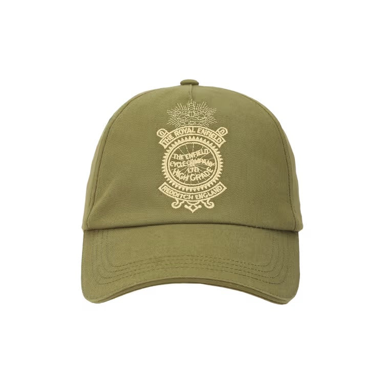 ROYAL ENFIELD EMBROIDERY EMBLEM CAP - OLIVE