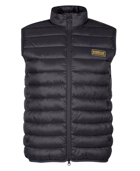 BARBOUR INTERNACIONAL RACER REED GILET - BLACK