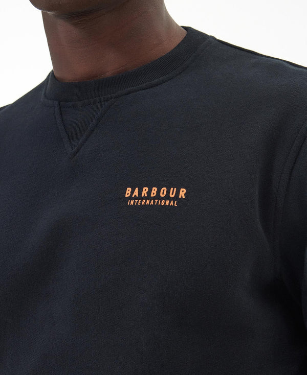BARBOUR INTERNACIONAL CHARLTON CREW - BLACK