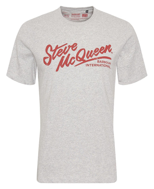 BARBOUR INTERNATIONAL STRIKE TEE - GRAY MARL